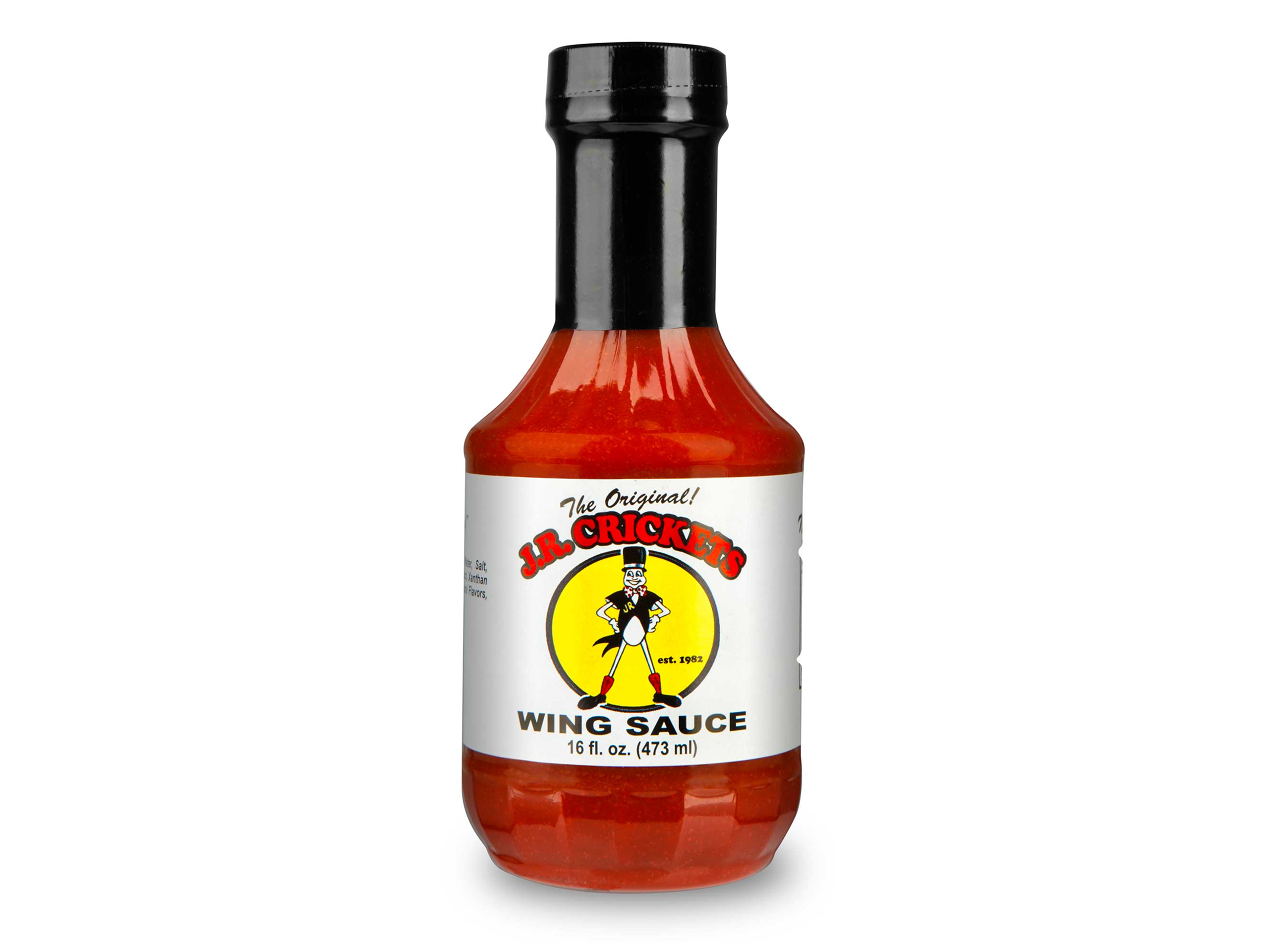 JR Crickets Wing Sauce Bottle